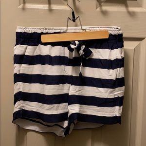 LOFT Nautical Tie Shorts